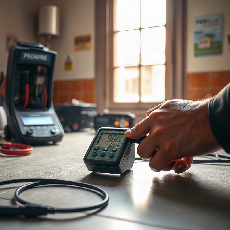 Comprobación de un conector electrónico con instrumentos de medición